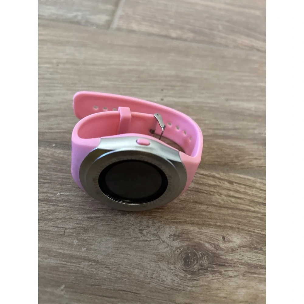 LADIES MULTI-FUNCTION DIGITAL SMART WATCH WITH‎ PINK SILICONE BAND